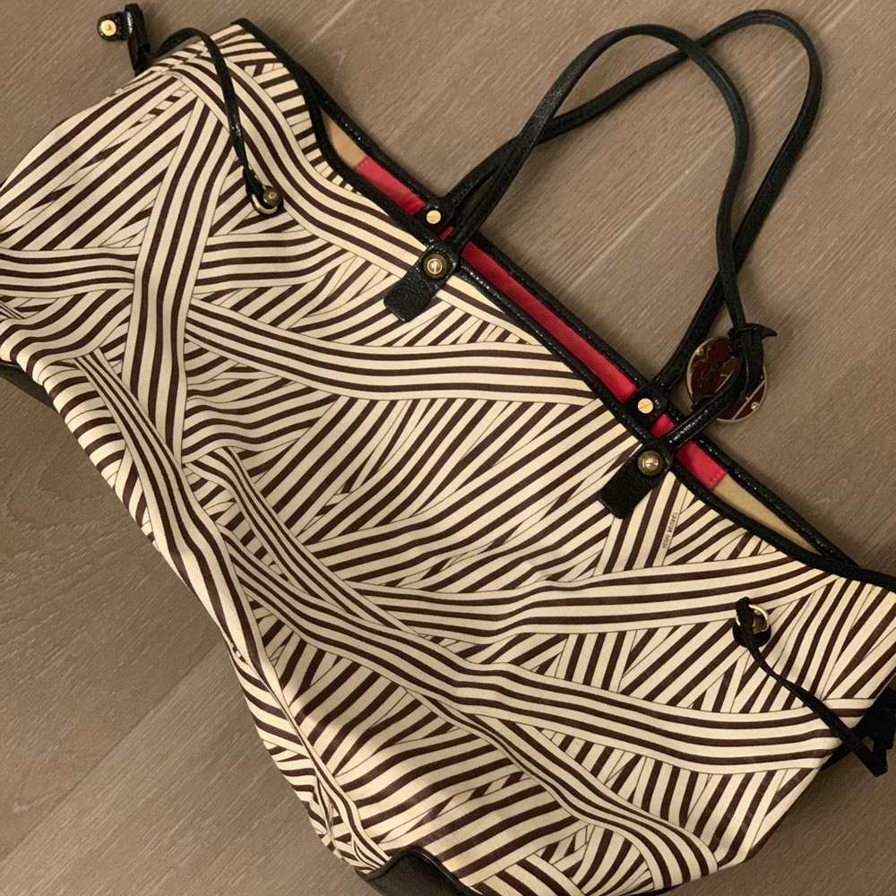 Henri Bendel Disturbed Stripe Large Tote